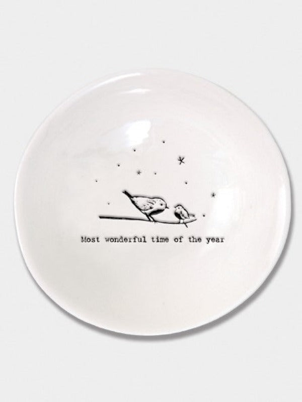 Medium Porcelain Bowl – Wonderful Time of the Year