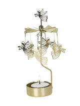 Pluto Produkter Flying Angel Spinning Tealight Candle Holder  Gold Silver
