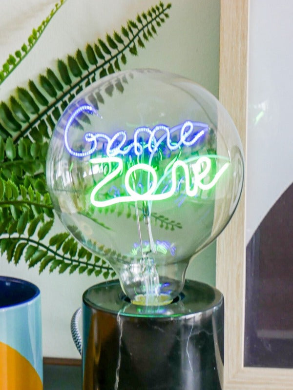 LED Neon Text Bulb - Screw Down (Various Designs)