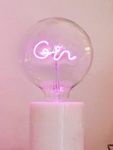 LED Neon Text Bulb - Screw Down (Various Designs)