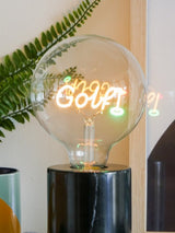 LED Neon Text Bulb - Screw Down (Various Designs)