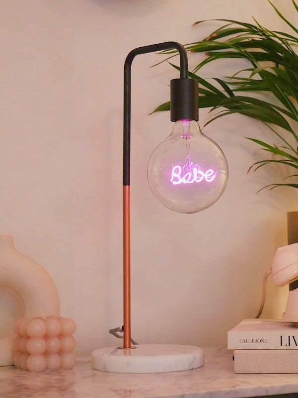 LED Neon Text Lamp - Babe