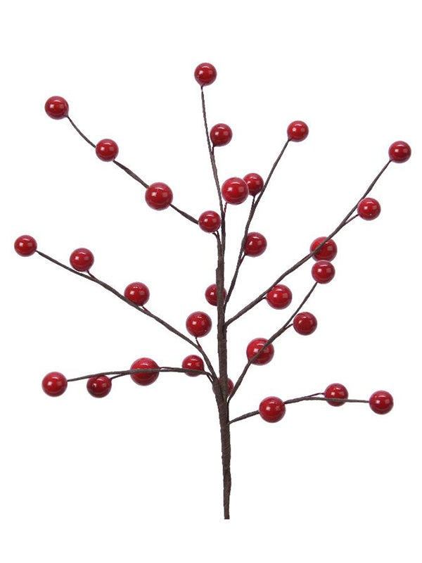 Artificial Christmas Berries - Red