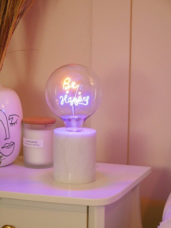 LED Neon Text Lamp Be Happy