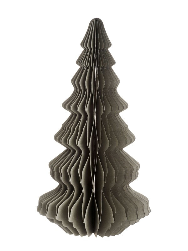 Grey Honeycomb Tree Paper Decoration 25cm