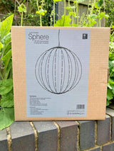 Hanging Sphere Light – Black 30cm