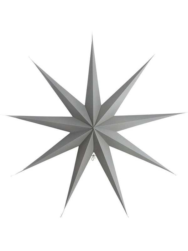 Paper Star Decoration Grey 87cm