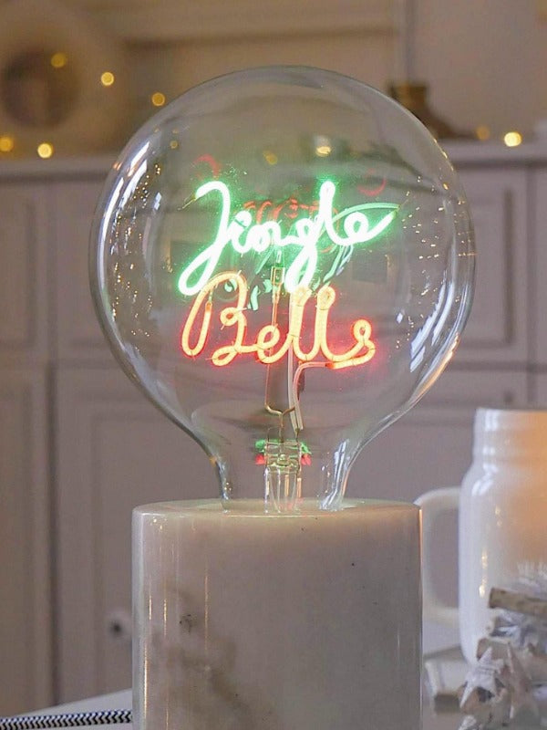 LED Neon Text Bulb - Screw Down (Various Designs)