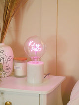 LED Neon Text Lamp Kiss Me