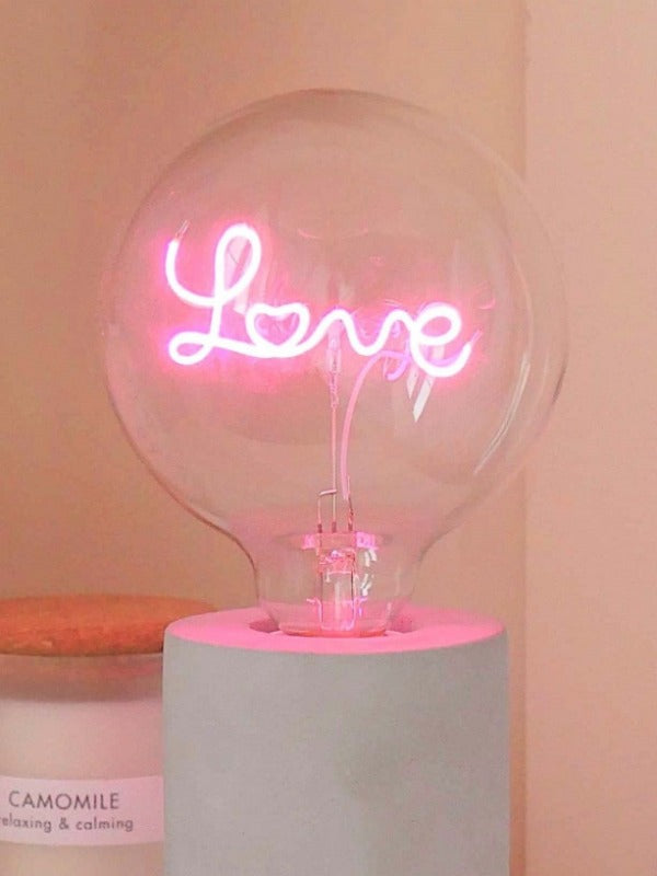 LED Neon Text Bulb - Screw Down (Various Designs) – Tatton Home