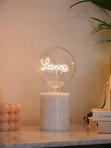 LED Neon Text Lamp – Love (screw down bulb)