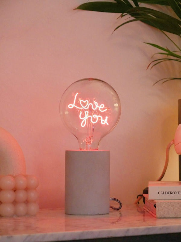 LED Neon Text Lamp - Love You