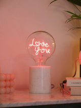 LED Neon Text Lamp - Love You