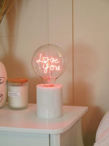 LED Neon Text Lamp Love You