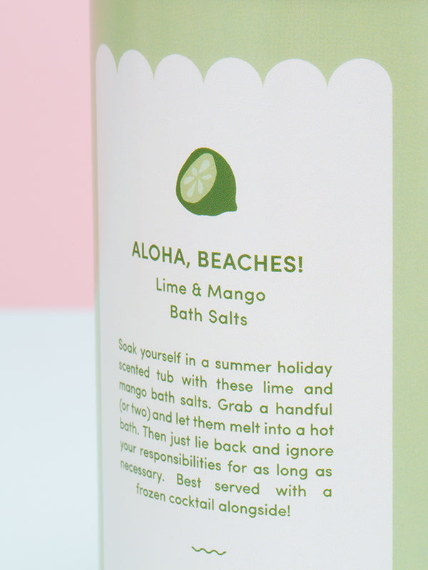 Aloha, Beaches! – Lime & Mango Bath Salts