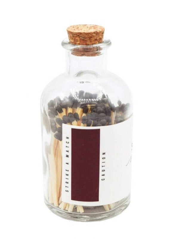 Black Matches in Apothecary Jar