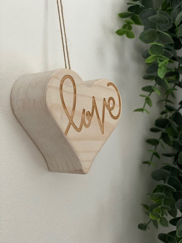 'Love' Mini Heart Decoration 04
