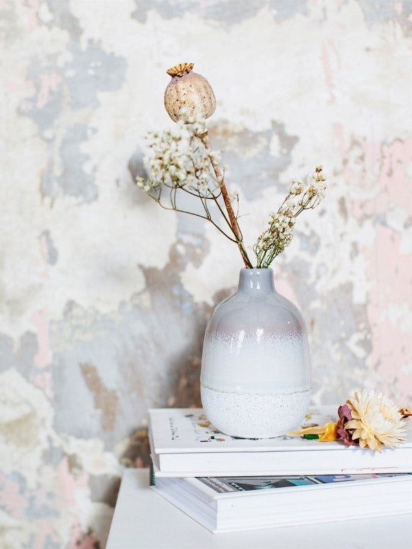 Mojave Vase Grey Glaze