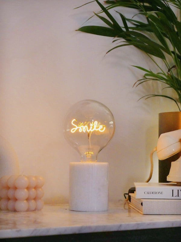 LED Neon Text Lamp - Smile