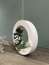 Wooden Hoop with Foliage 01