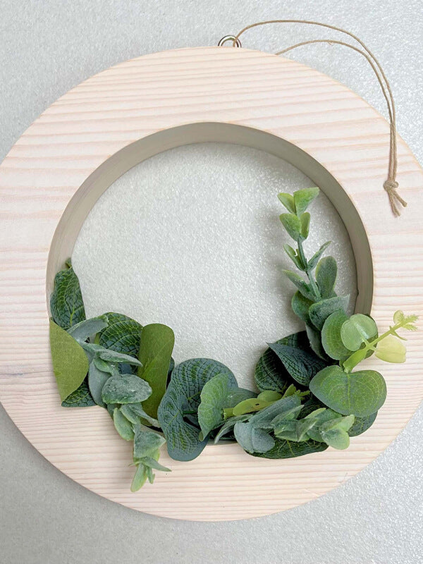 Wooden Hoop with Foliage 03