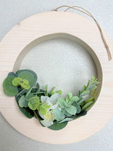 Wooden Hoop with Foliage 05
