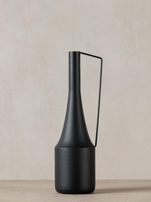 Aza Metal Vase Black 02