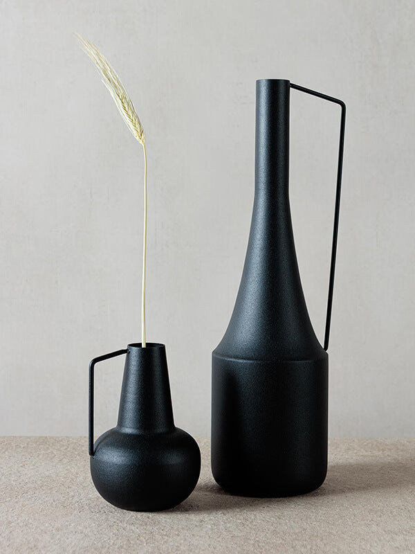 Aza Metal Vase Black 01