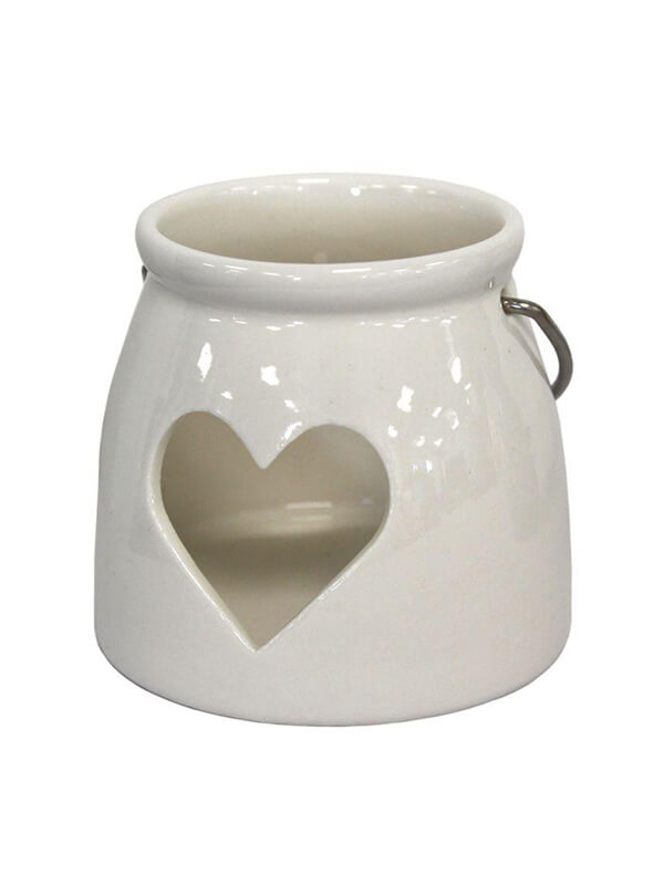 Ceramic Heart Tealight Holder 02