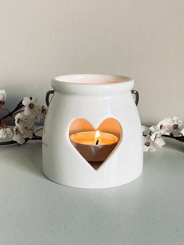 Ceramic Heart Tealight Holder 01