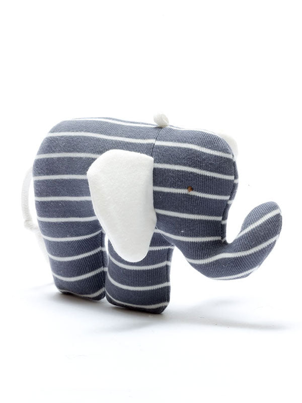 Elephant Toy Grey Stripe