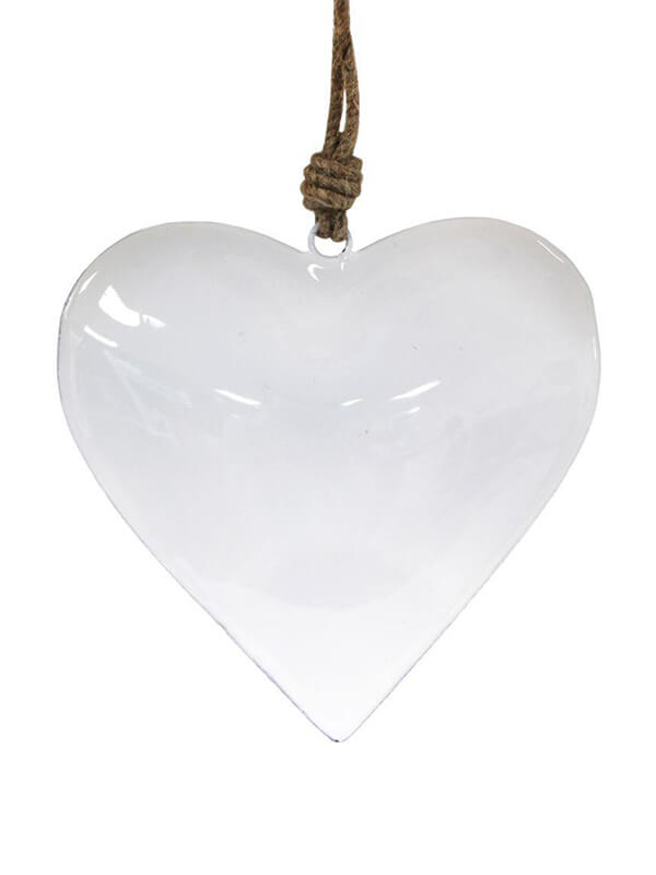 Enamel Hanging Heart Large 02