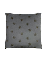 Feature Bee Cushion Grey Back