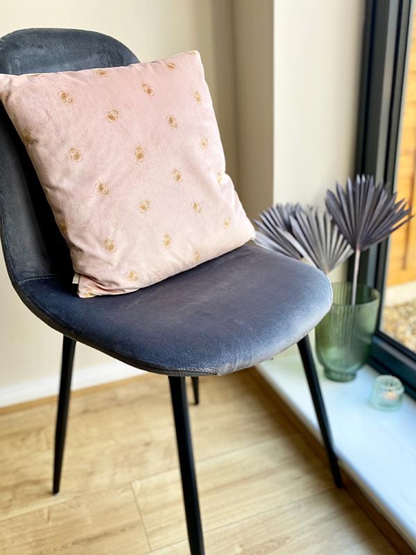 Feature Bee Cushion Pink Blush