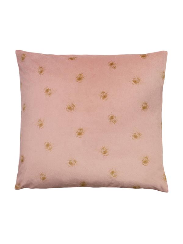 Pink bee cushion best sale