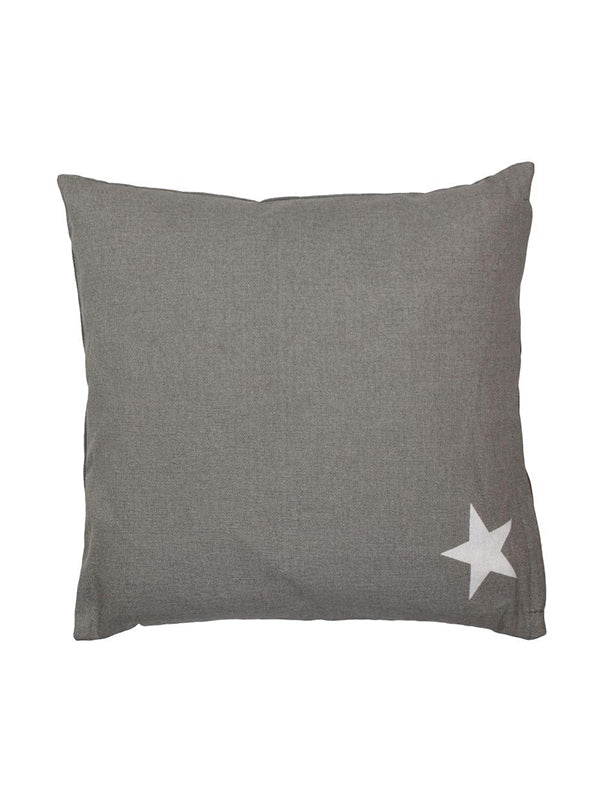 Grey Star Cushion Front
