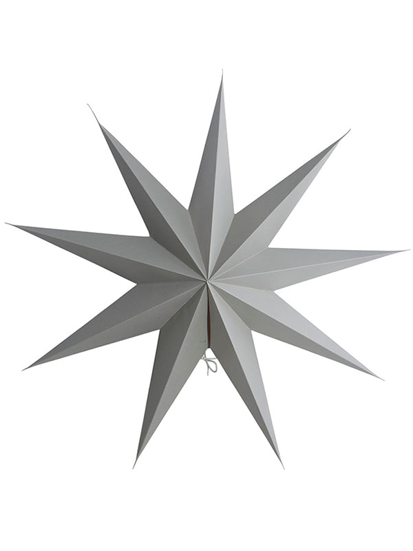 Paper Star Decoration Grey 60cm