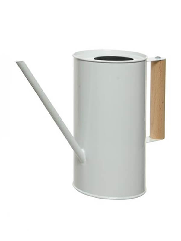 Metal Watering Can White 02