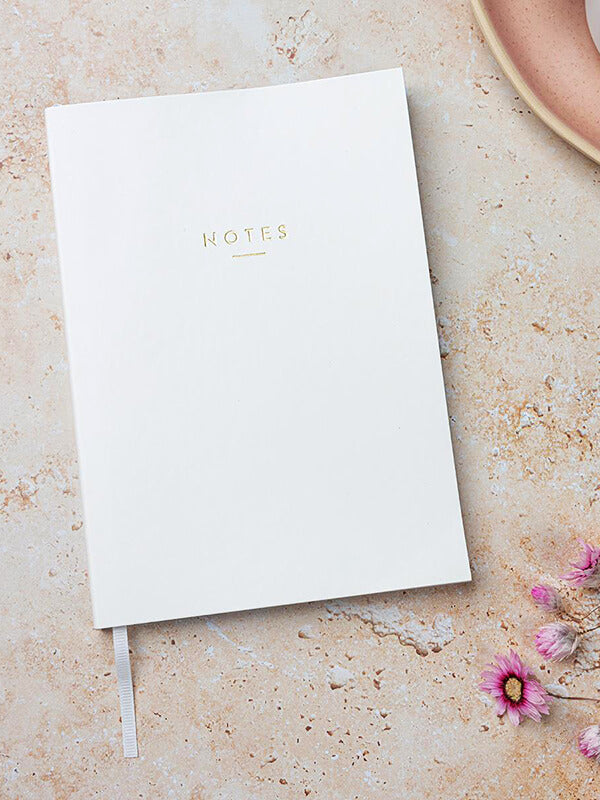 A5 ‘Notes’ Notebook - White
