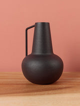 Renzo Metal Vase Black 05